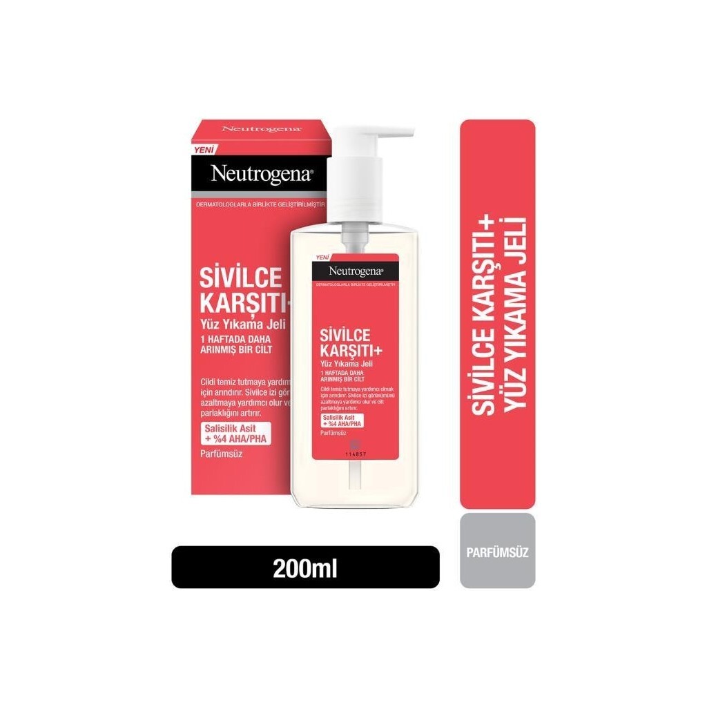 Гель для умывания Neutrogena — Очищающий гель Plus, 200 мл
