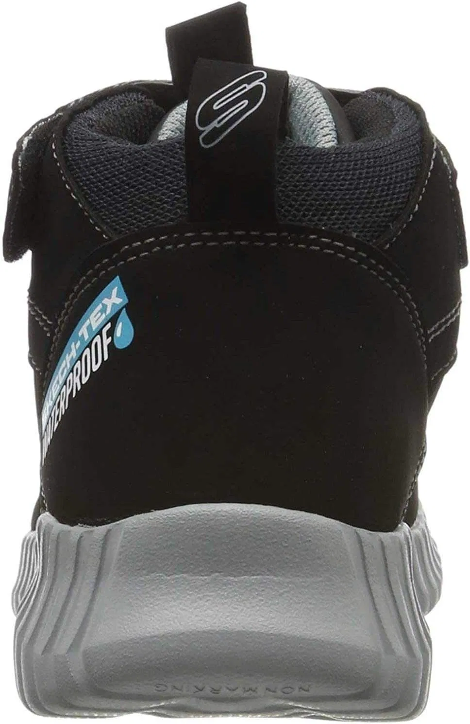 Детские кроссовки Skechers GORE & STRAP RETRO SNEAKE, черные (черный синтетический материал / черная отделка), размер 2 (35 EU) — фото 2