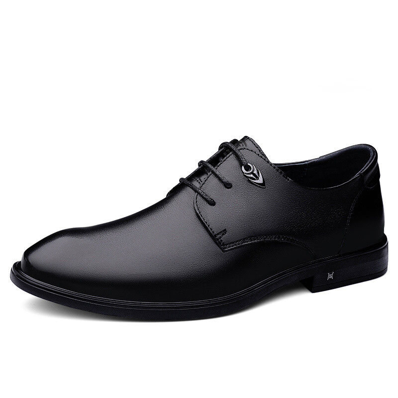 

Туфли мужские низкие Laorentou, цвет Black embossed