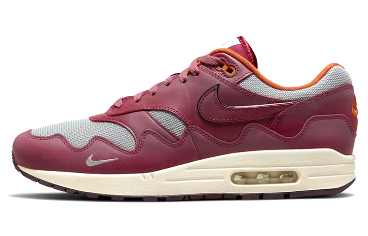

Nike Air Max 1 Patta Waves Rush Maroon без браслета