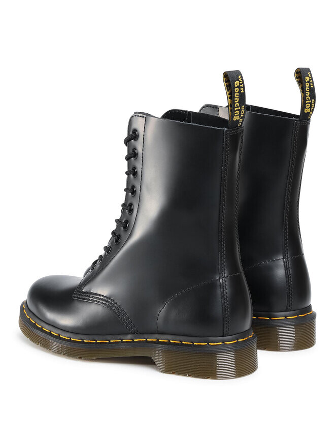 Мужские ботинки Dr. Martens из гладкой кожи, черный — фото 4