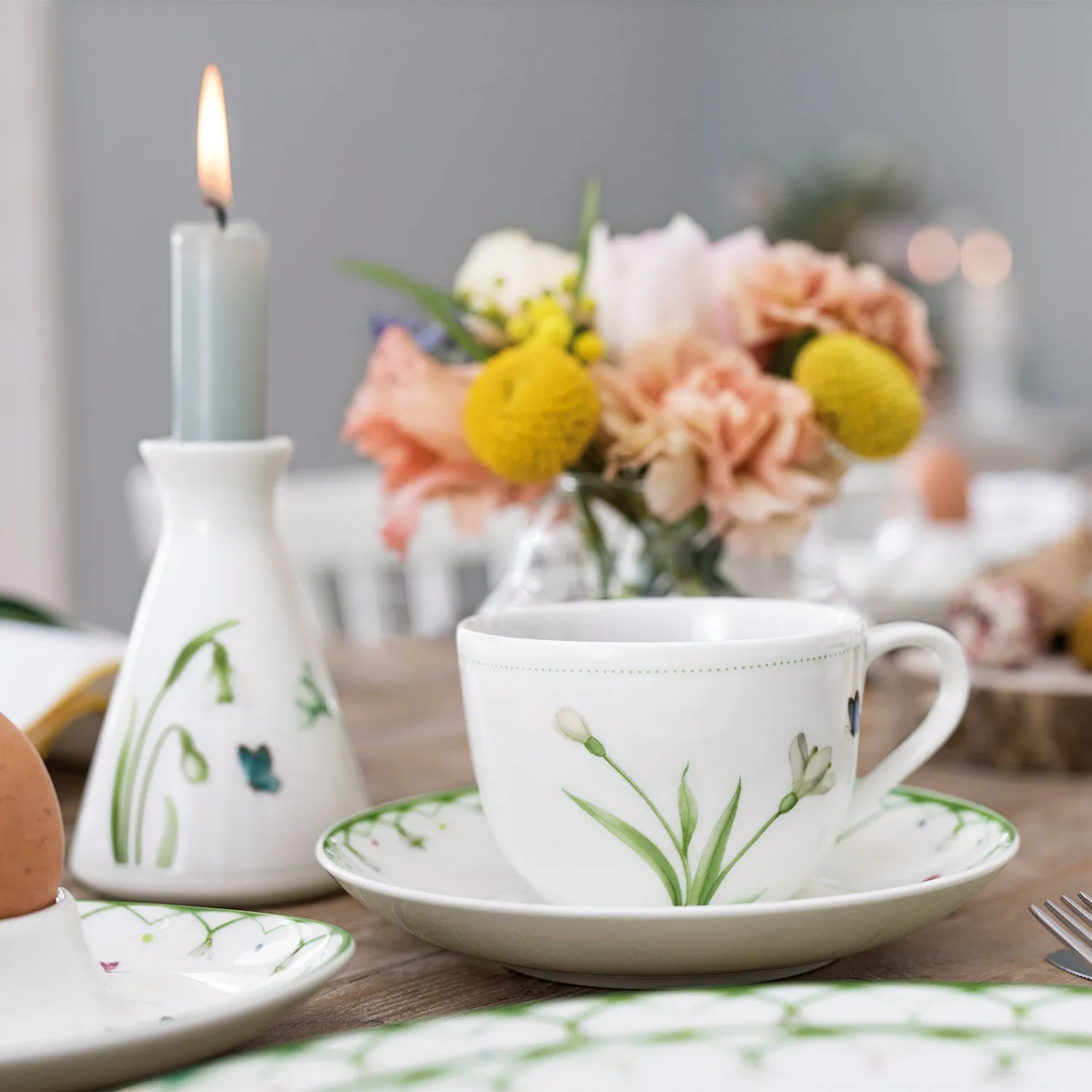 

Красочное весеннее кофейное блюдце Villeroy & Boch, зеленый