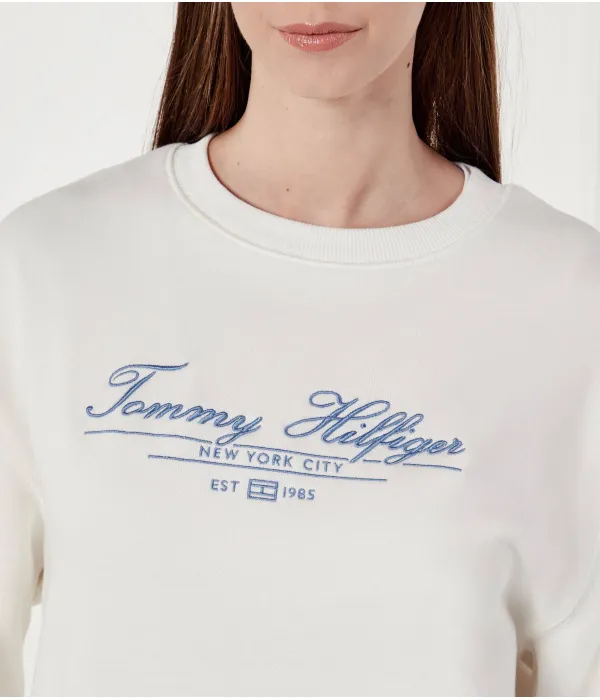 Толстовка Regular fit Tommy Hilfiger, белый — фото 4