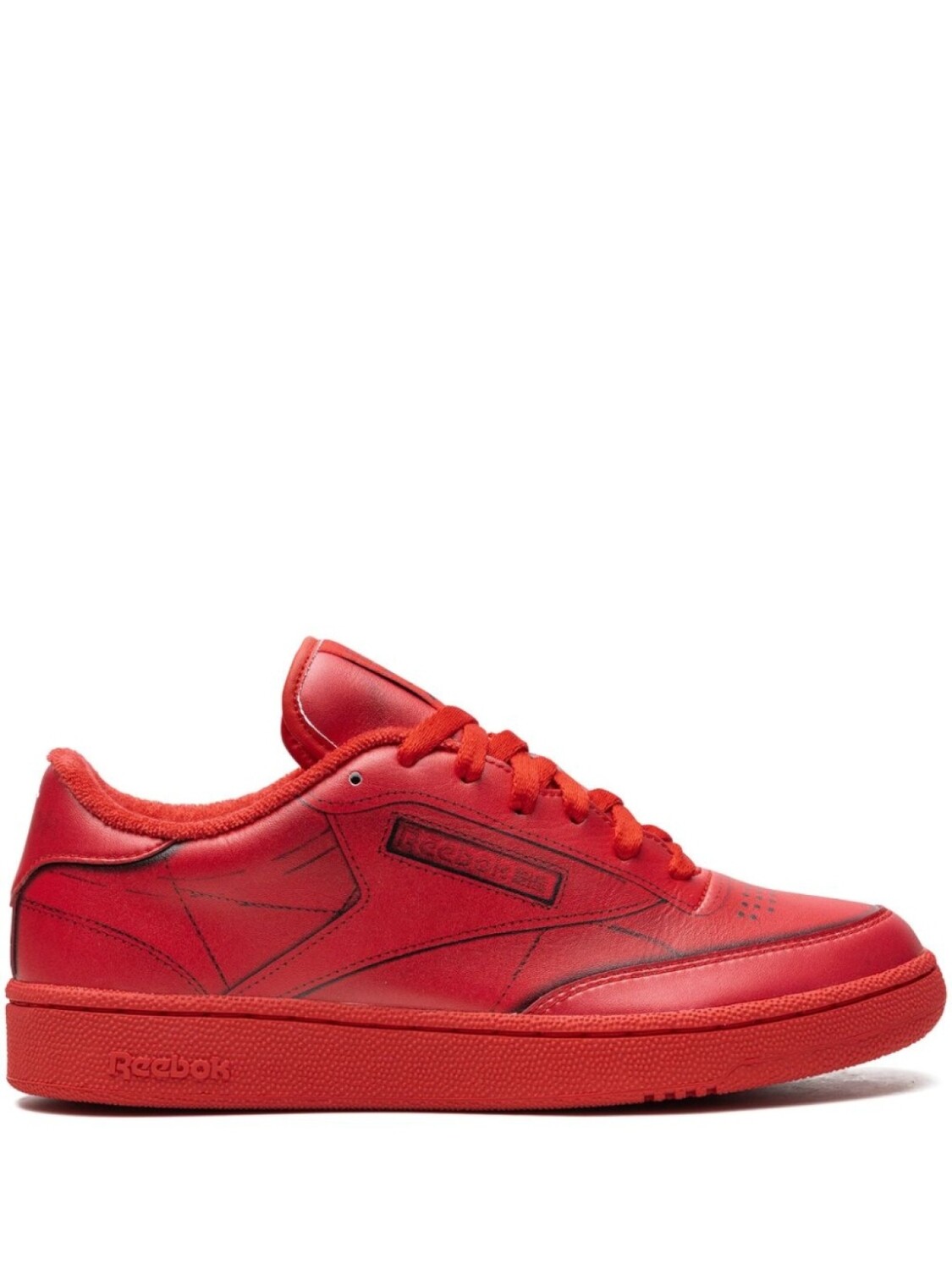 

Reebok кроссовки Club C "Vector Red" от Maison Margiela, красный