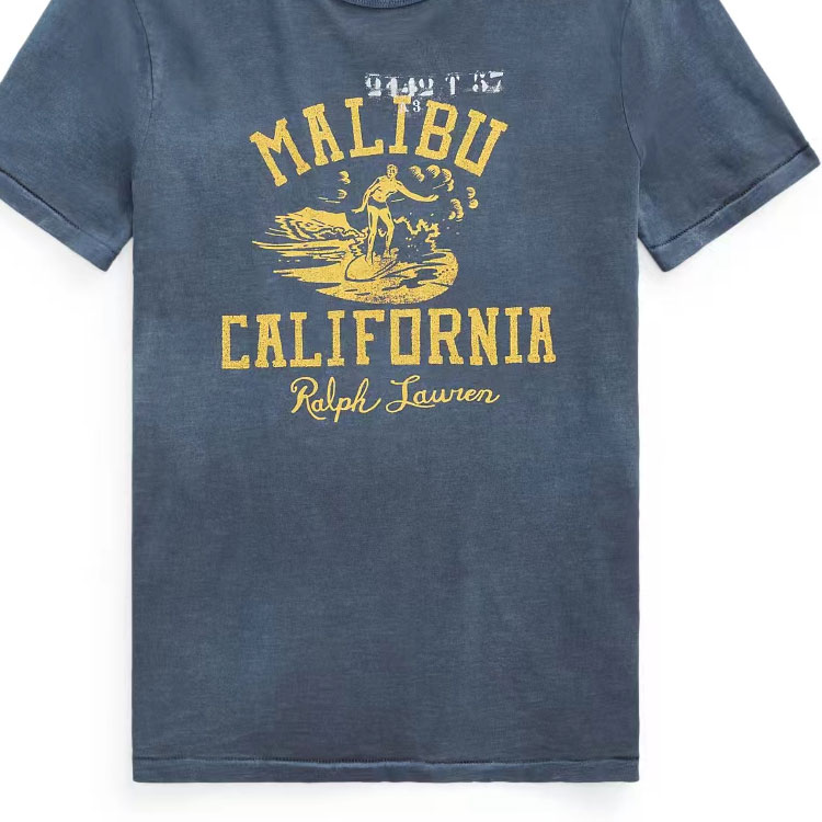 Футболка Polo Ralph Lauren Classic Fit Jersey Graphic, синий — фото 2