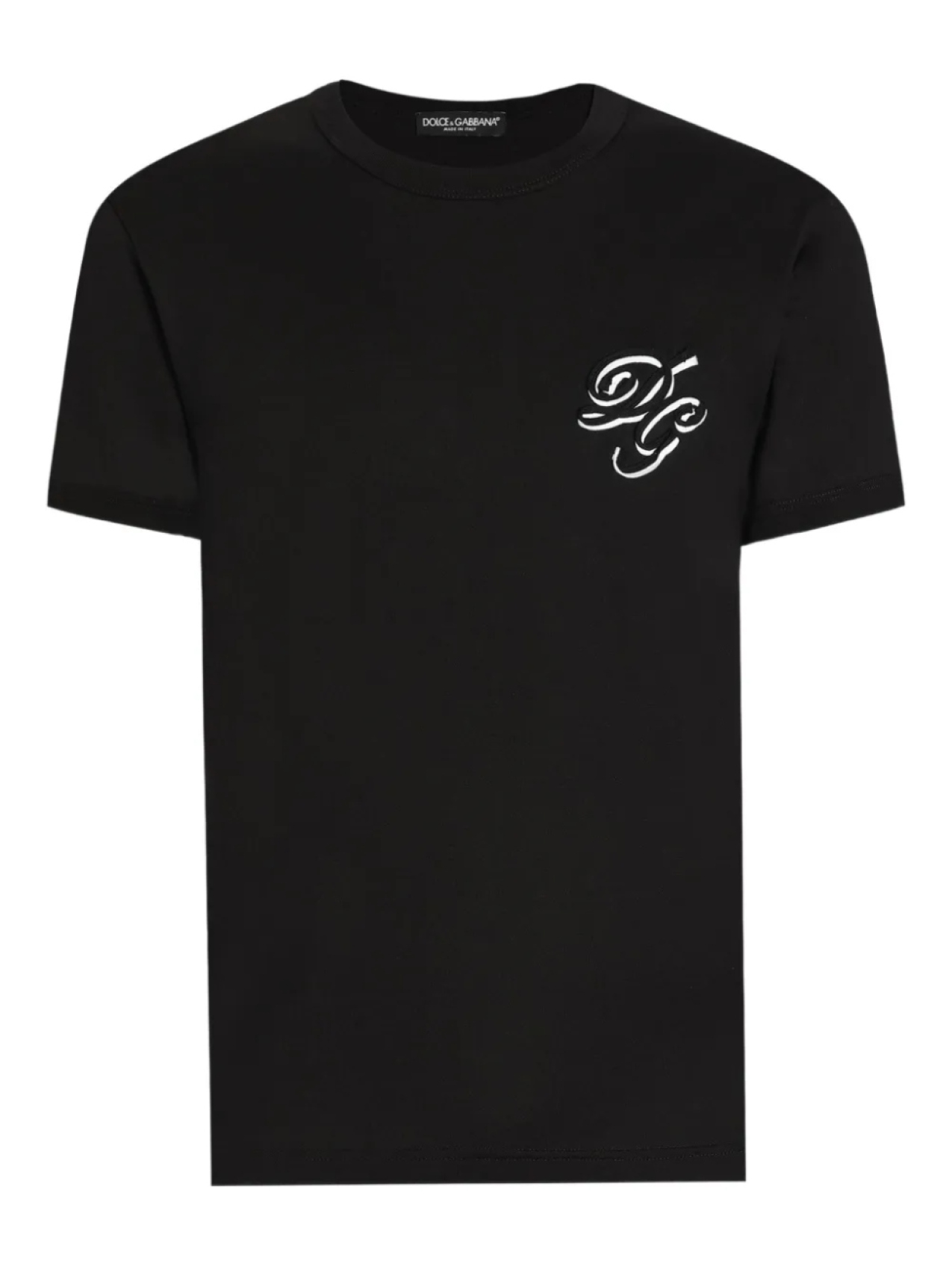 

Футболка Dolce & Gabbana с аппликацией логотипа, черный