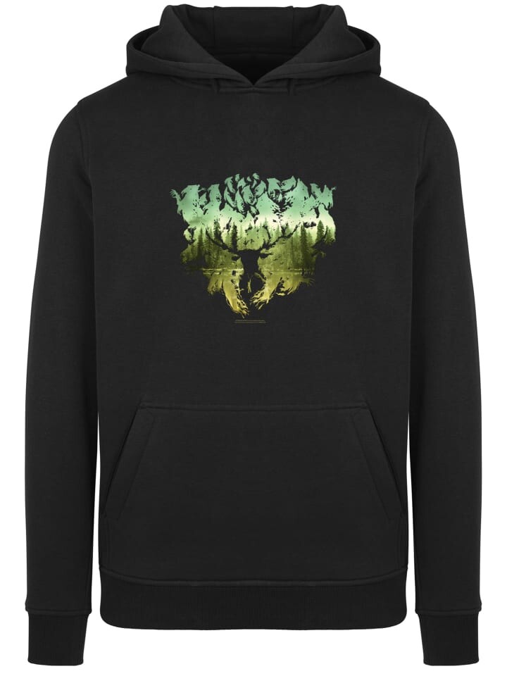 

Пуловер F4NT4STIC Hoodie Harry Potter Magical Forest, черный
