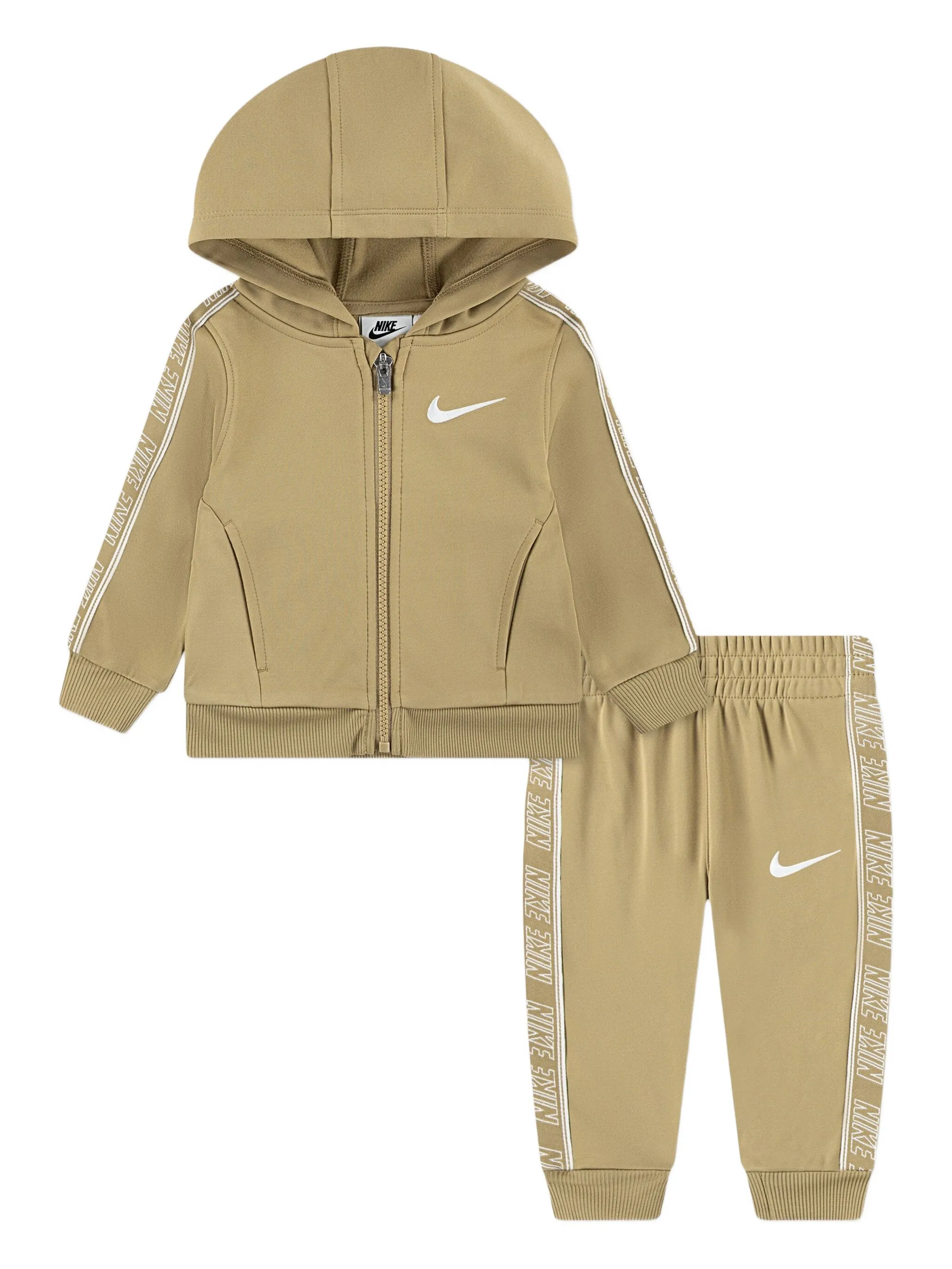 

Спортивный костюм Fz Propus Taping с логотипом Nike Kids, бежевый