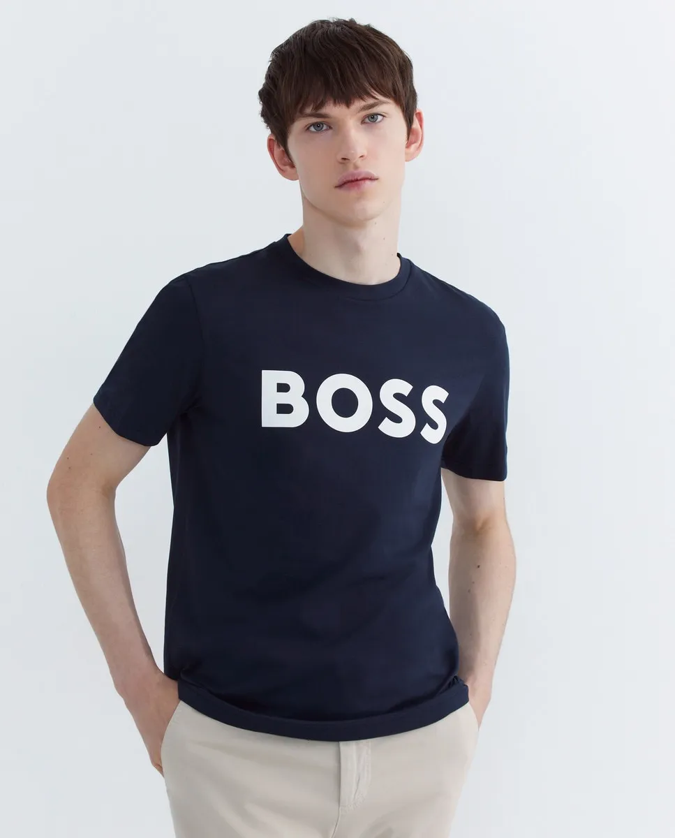 

Мужская футболка с коротким рукавом Boss, синий