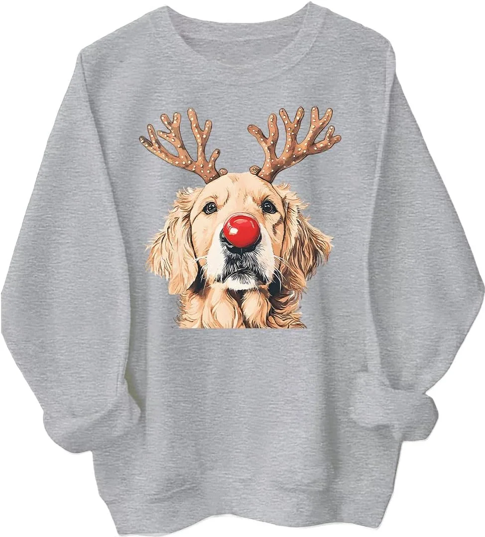 

Свитшот Golden Retriever с оленем MQZUO