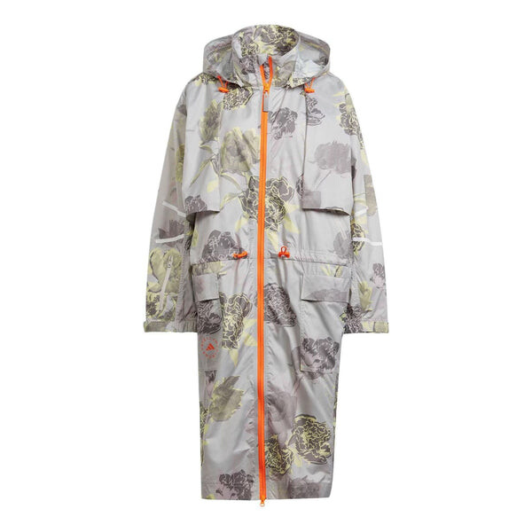 

Куртка от stella mccartney sportswear long parka asia sizing Adidas, серый