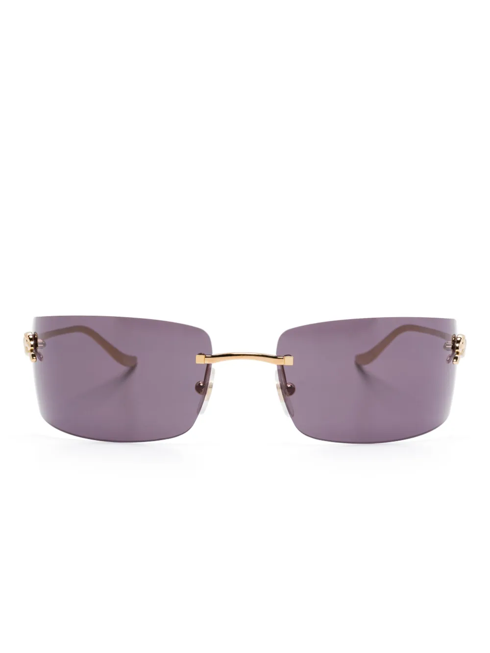 

Солнцезащитные очки Panthère Cartier Eyewear, черный