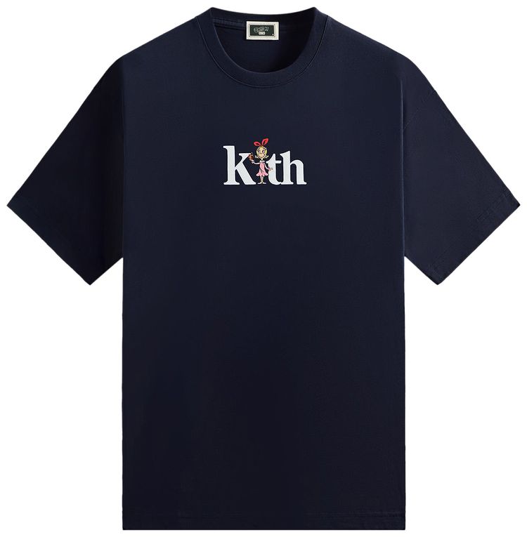 

Футболка Kith x The Grinch Cindy Serif Tee 'Nocturnal', синий