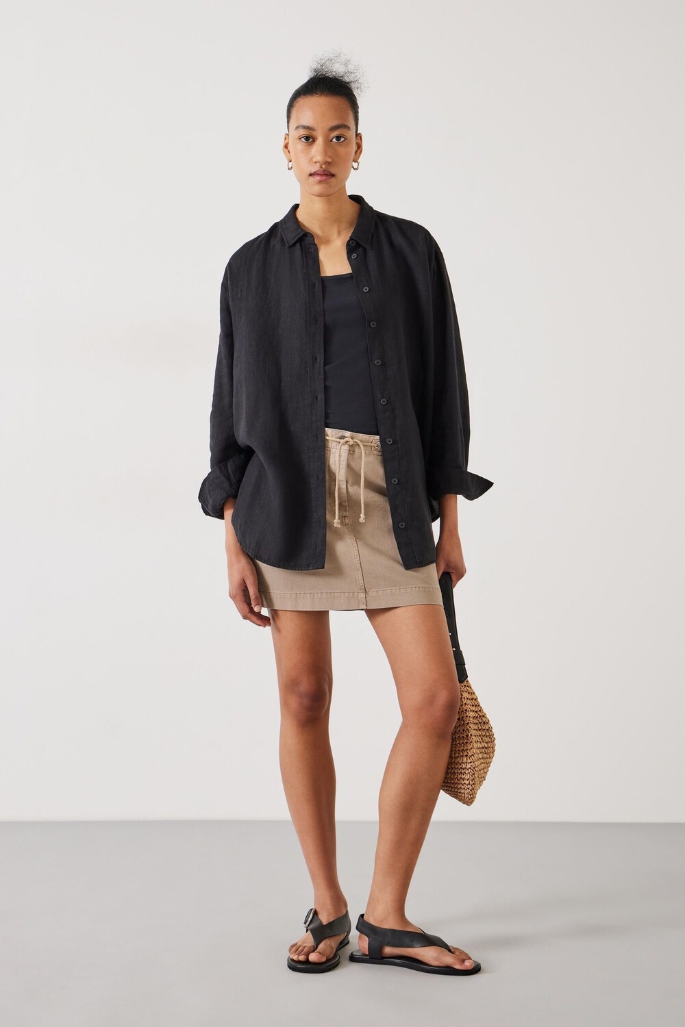 

Мини-Юбка Deia в практичном стиле Hush, коричневый