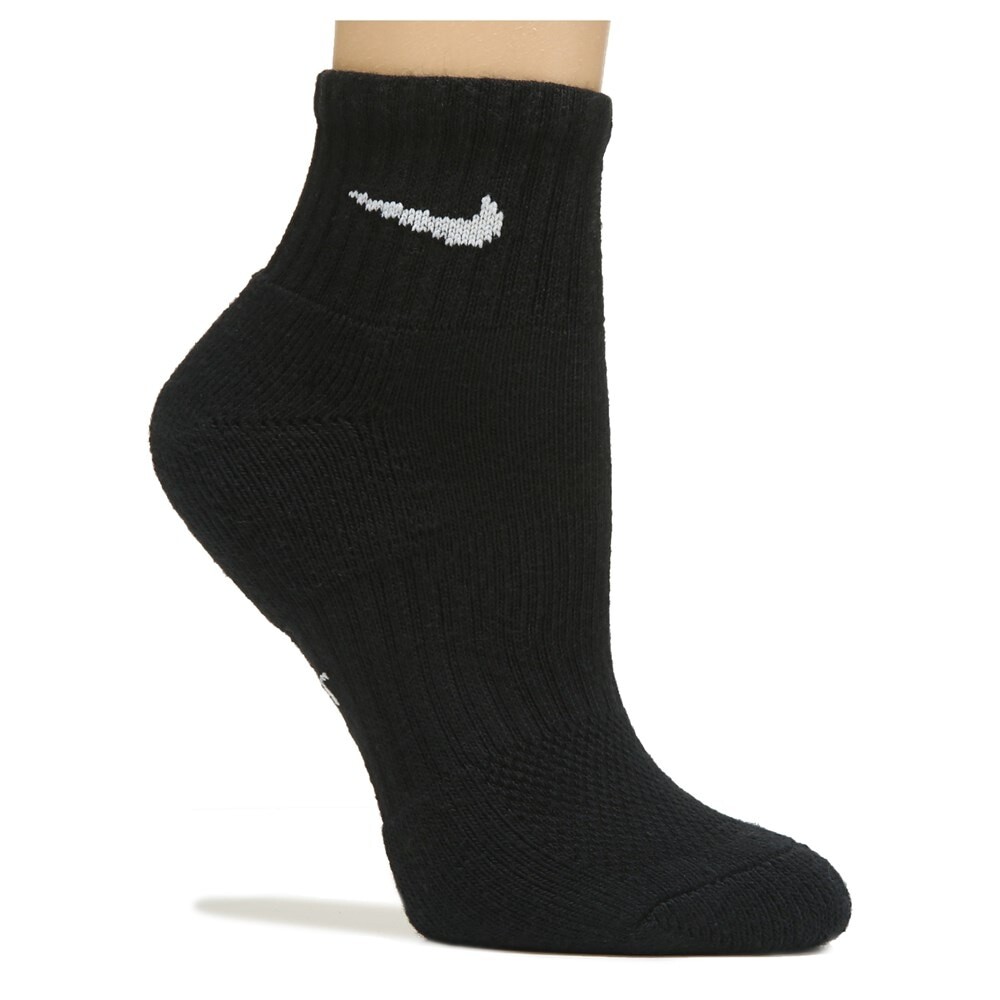Набор из 6 детских молодежных носков средней мягкости до щиколотки Nike, черный — фото 2