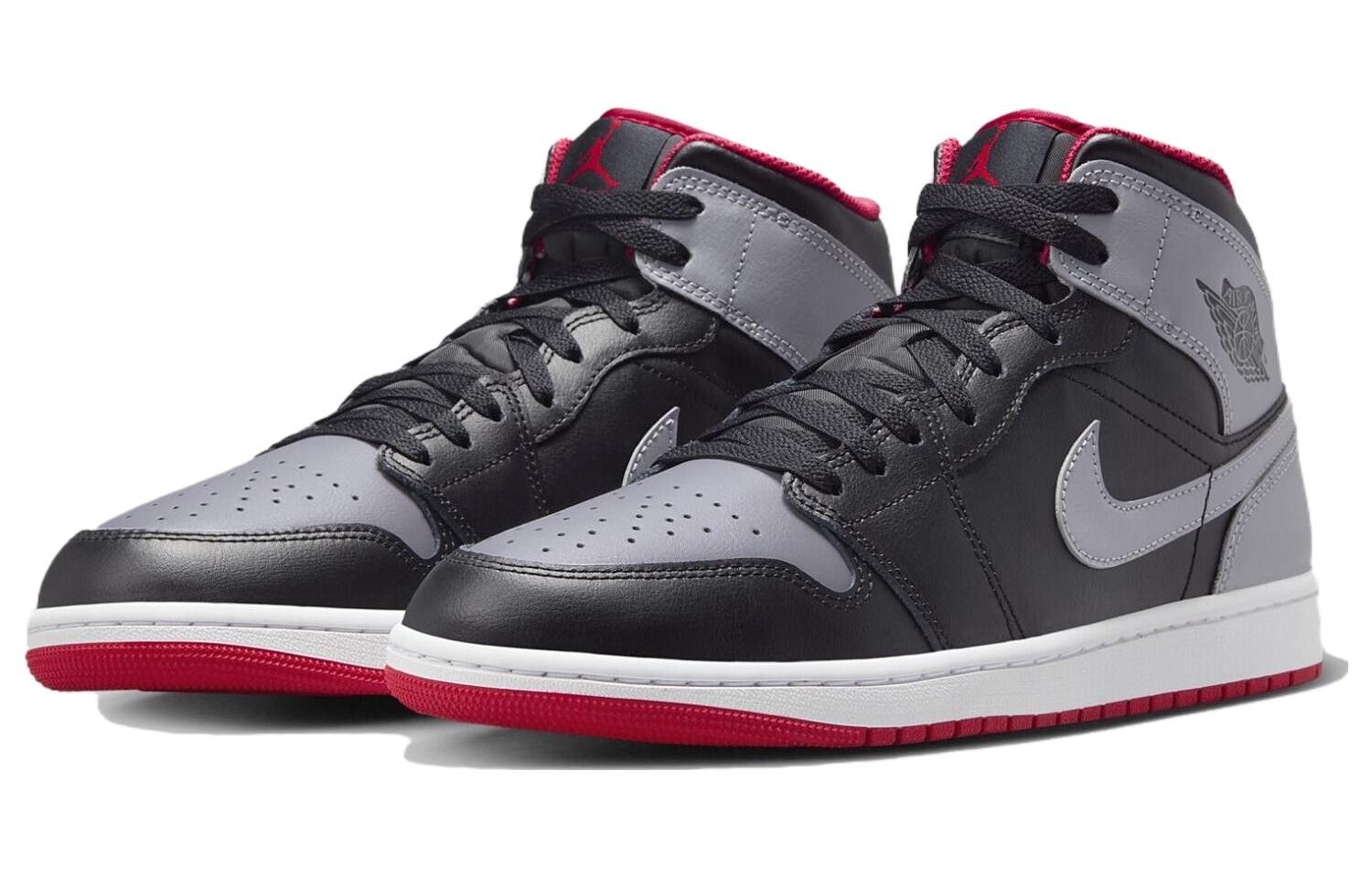 Jordan Air Jordan 1 Vintage Баскетбольные кроссовки мужские, Серый/Черный — фото 3
