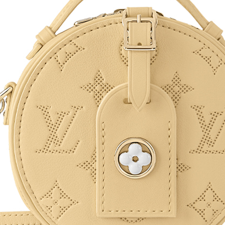 LOUIS VUITTON Кожаная сумка через плечо мини женская хаки — фото 4