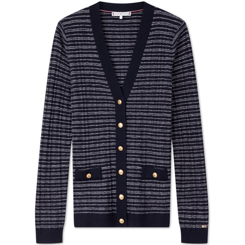 

Tommy Hilfiger Свитер Women's Navy Blue White Stripes 04T