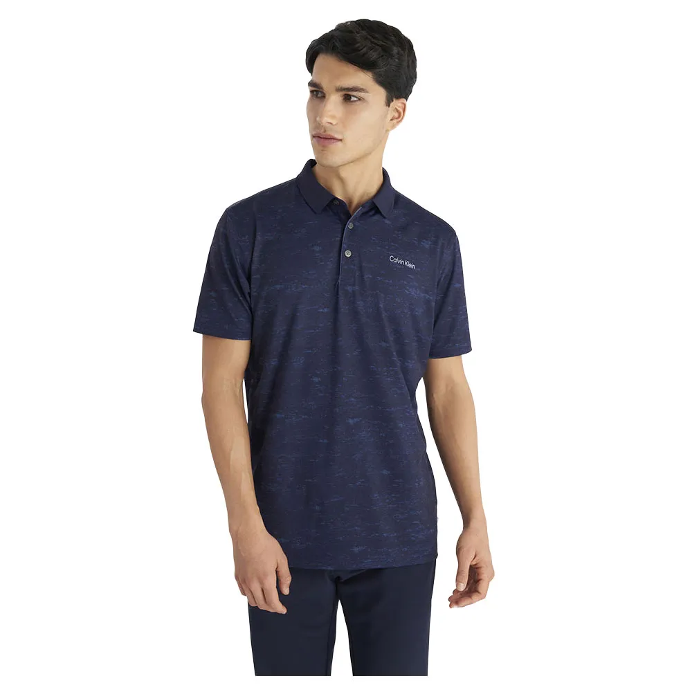 

Поло Calvin Klein Golf Textured Slate, синий