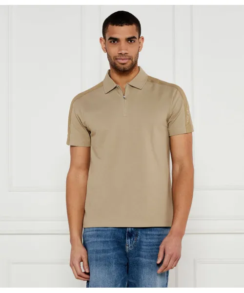 

Футболка поло Regular fit Calvin Klein Jeans, бежевый