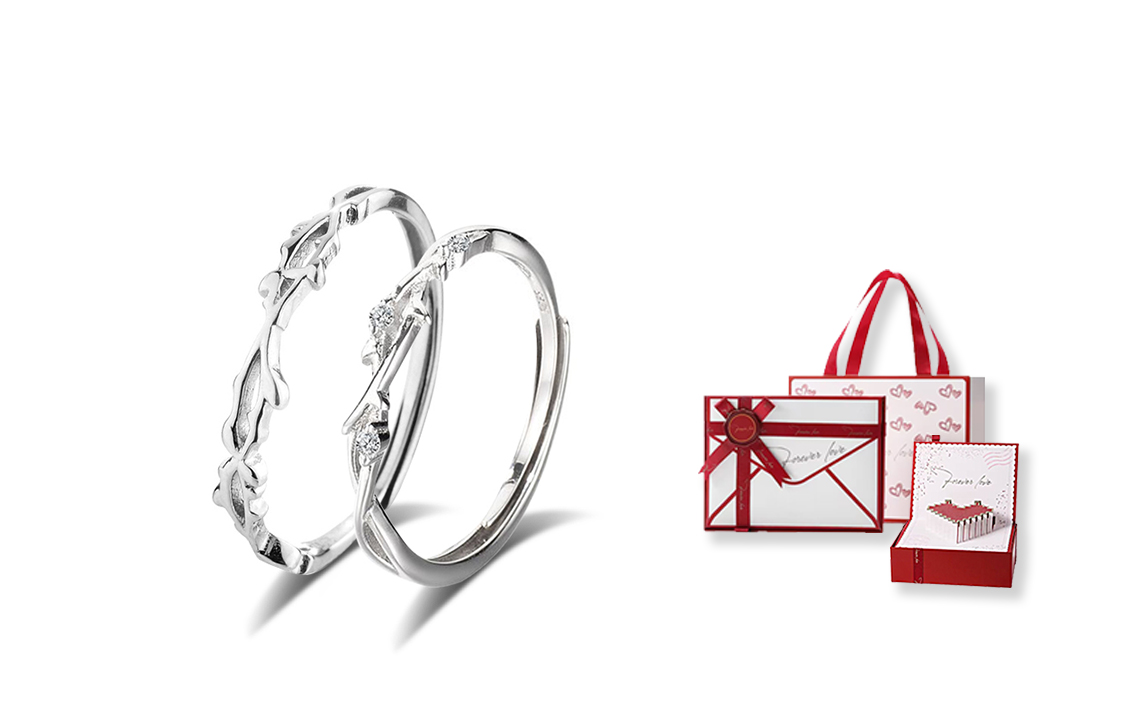 

Кольцо Women's COPI, Thorny Girlfriend Ring + [Love Heart Gift Box]