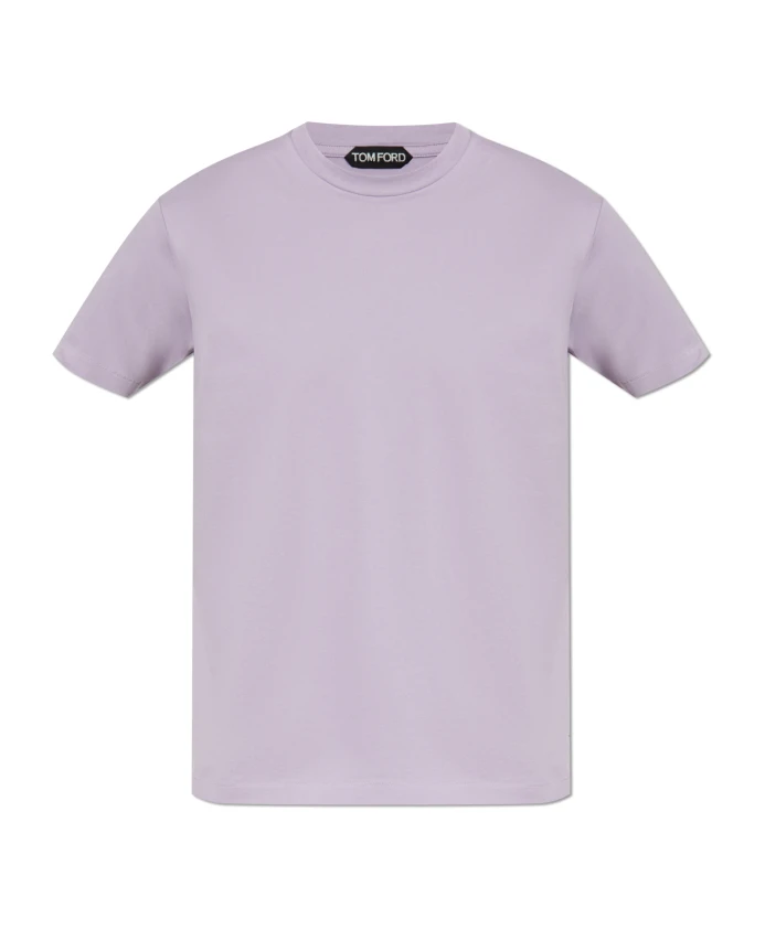 

Хлопковая футболка Tom Ford, фиолетовый