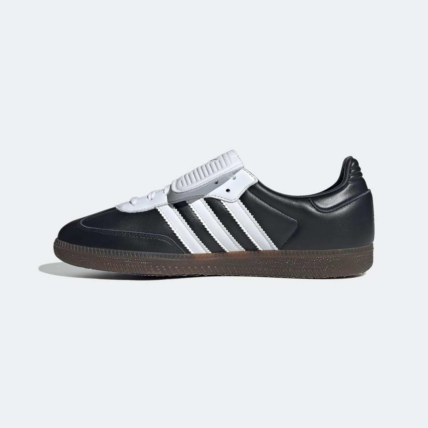 Мужские кроссовки Adidas Samba с длинным язычком и шнуровкой, повседневные - черные, мультиколор