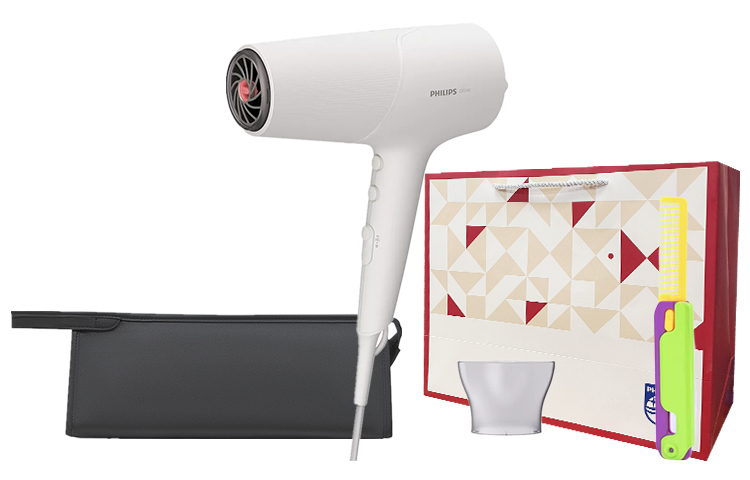 

Фен для волос 2200W с отрицательными ионами BHD501/05 Philips, BHD501/05 White