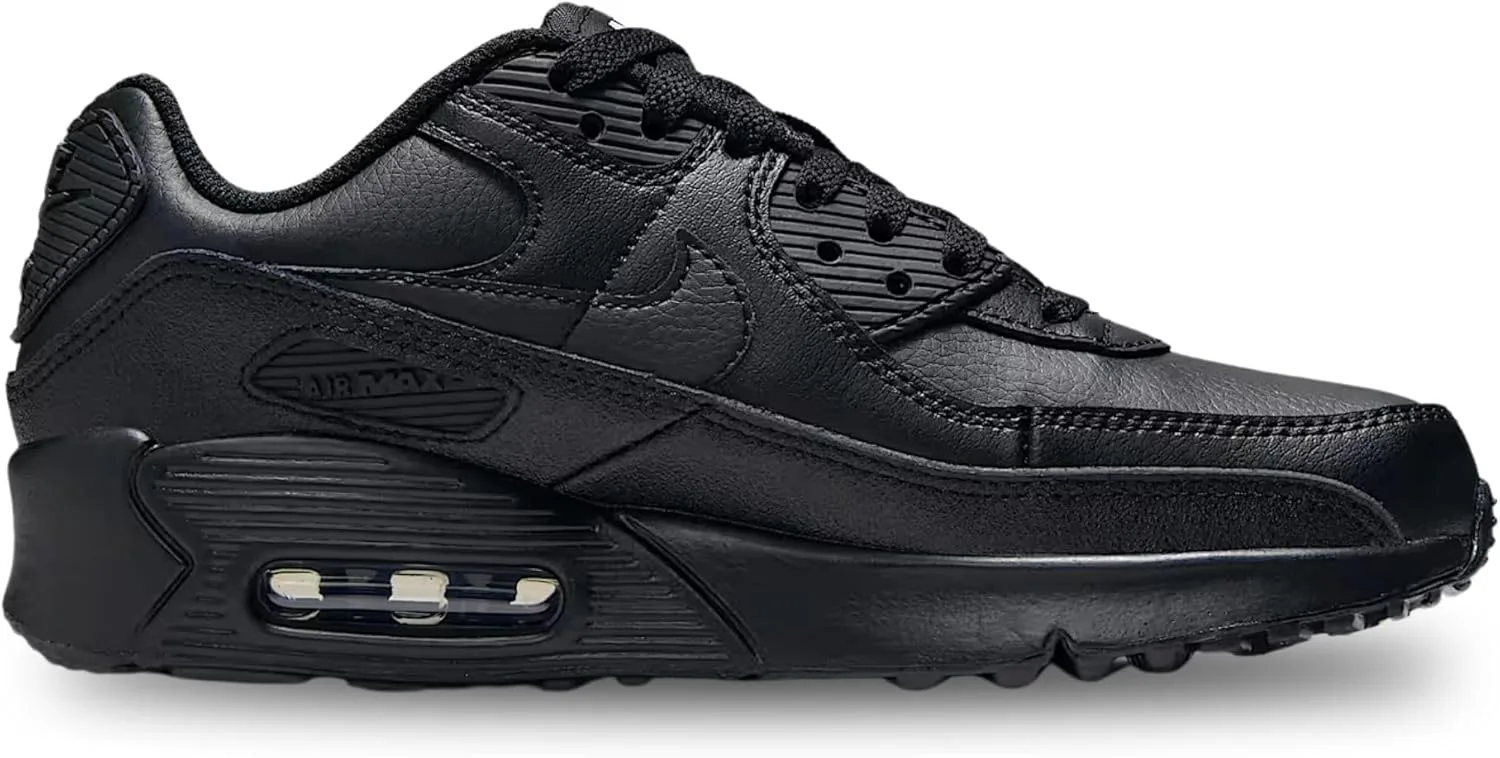 Кроссовки Nike Air Max 90 LTR (GS) Код CD6864-028 Черные, для мальчиков — фото 2