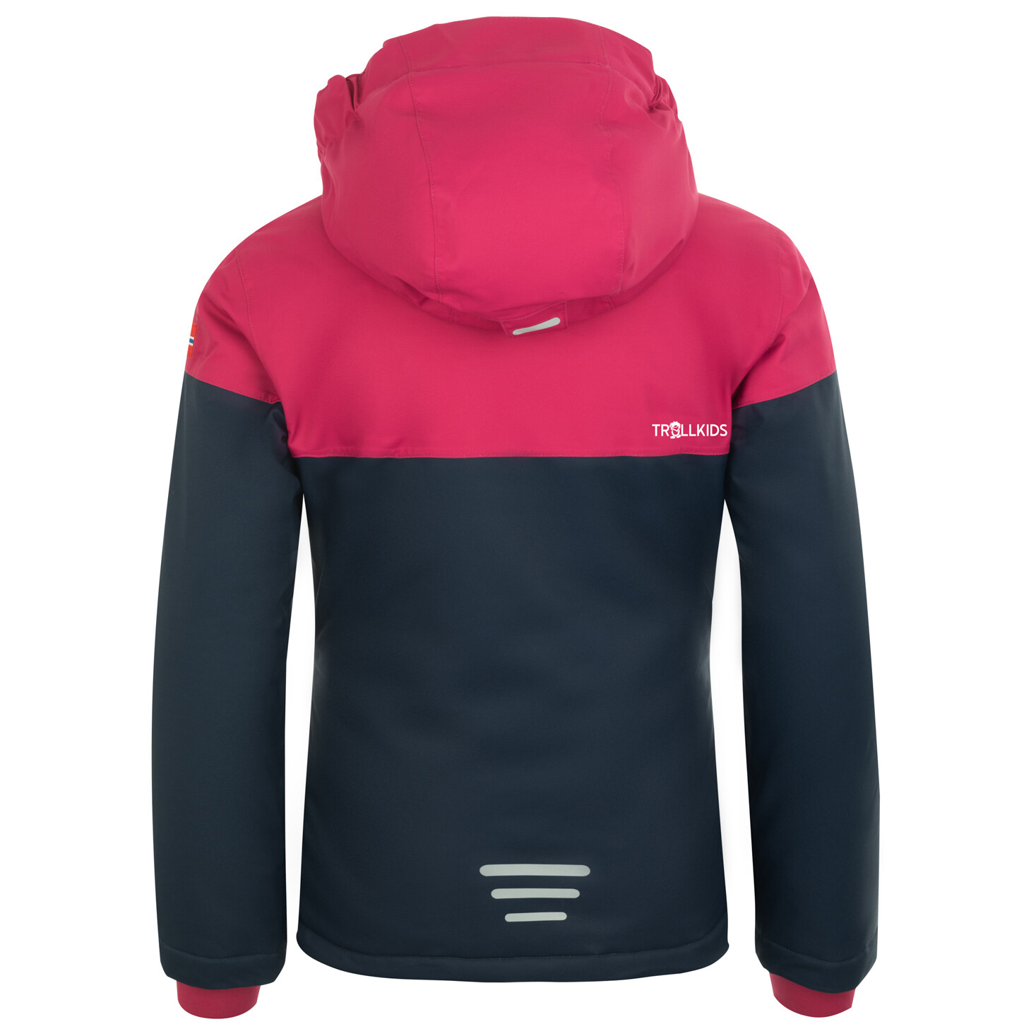 Зимняя куртка Trollkids Girl's Hallingdal, цвет Light Petrol/Dark Mint/White — фото 2