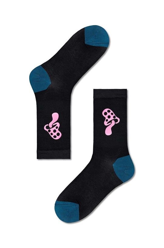 

Носки Caroline Crew Happy Socks, черный