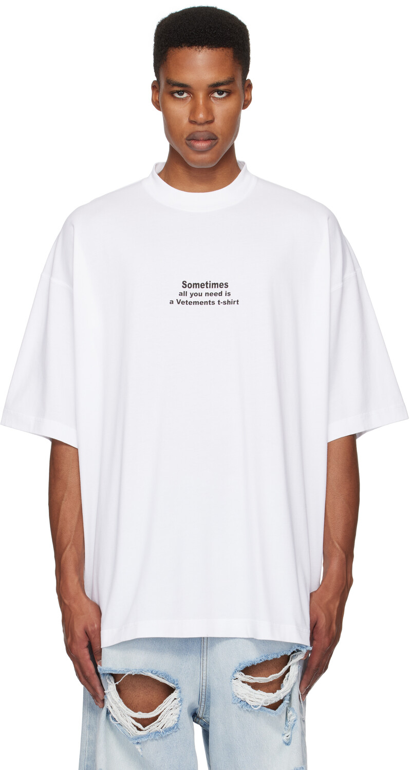 

Футболка оверсайз «All You Need» VETEMENTS