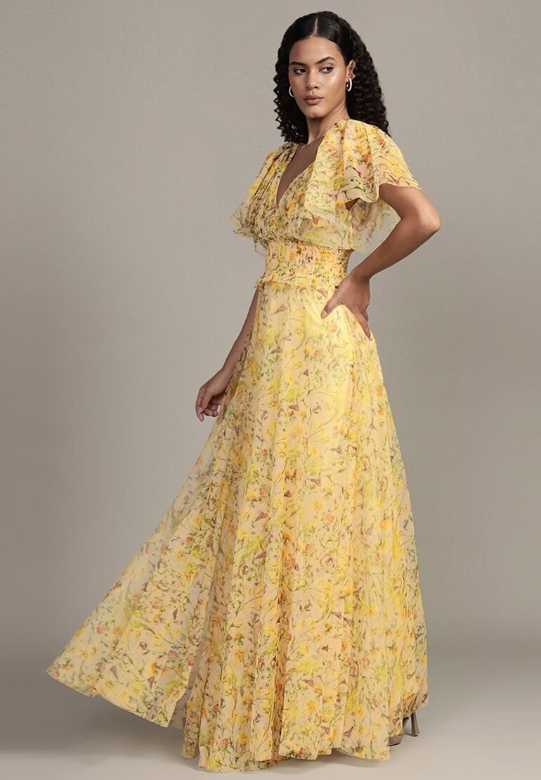 

Одежда для особых случаев SHELBY MAXI OCCASION Lace & Beads, желтый