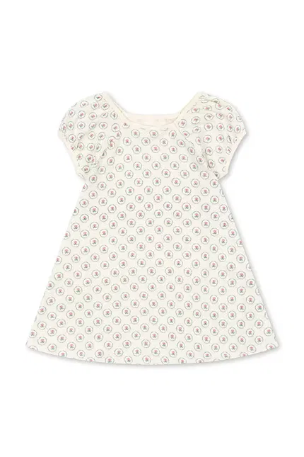 Платье детское с узором CLASSIC SS DRESS Konges Sløjd, бежевый