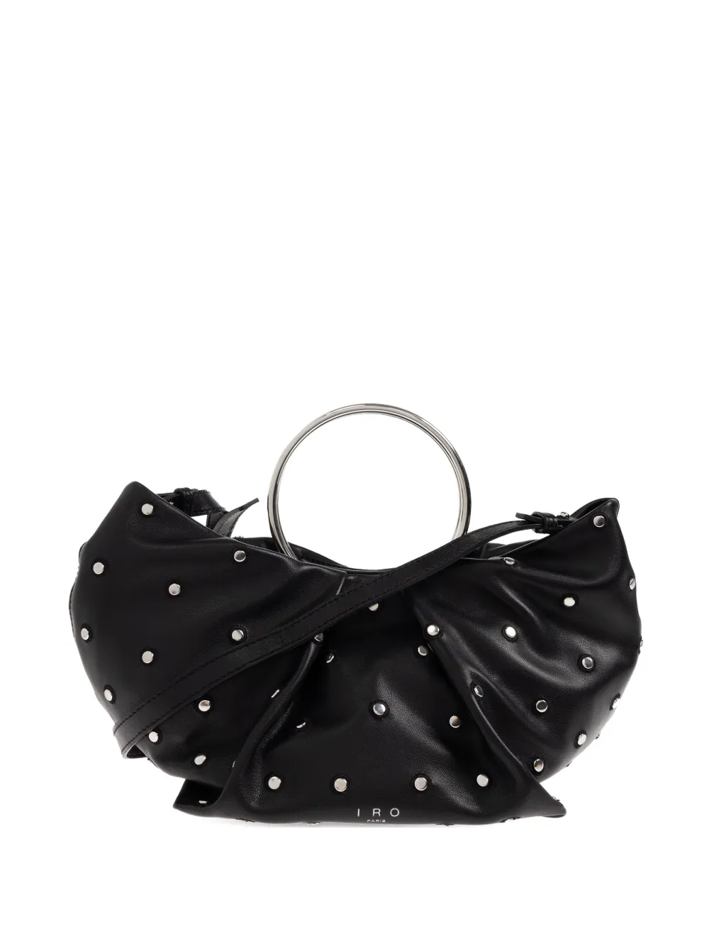 

Сумка-тоут Sun с кольцевой ручкой и заклепками IRO, черный