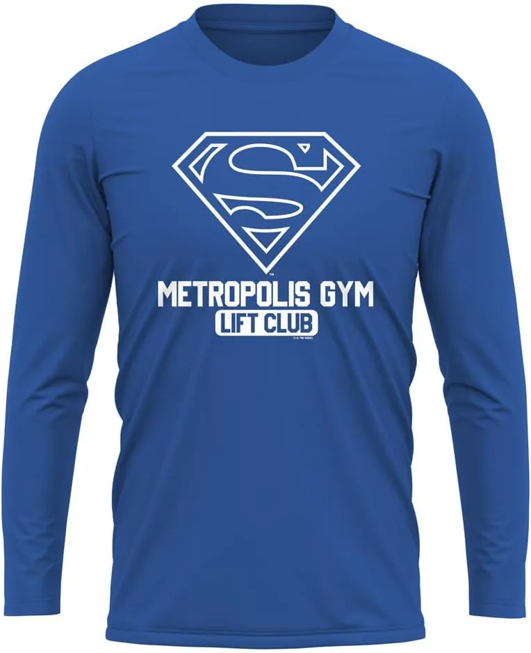 

Мужская спортивная футболка с длинным рукавом Superman Lift Club Popfunk