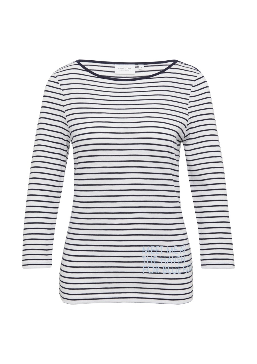 

Рубашка comma casual identity, цвет Night blue/Light blue