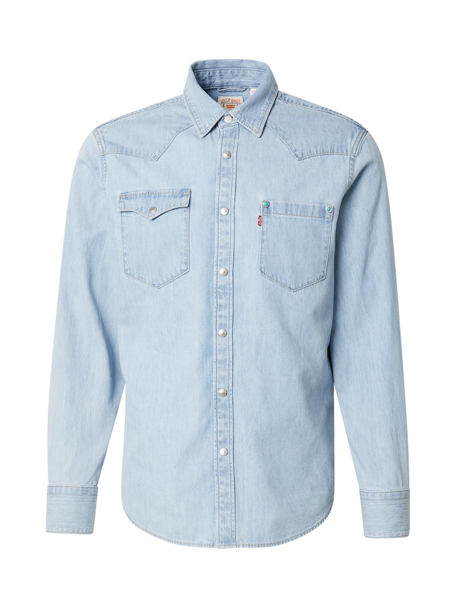 

Рубашка на пуговицах классического кроя LEVI'S Barstow Special Edition Standard Fit Western Shirt, светло-голубой