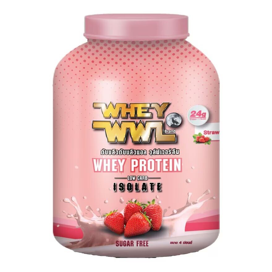 

Whey WWL WWL Изолят сывороточного протеина, клубника, 4 фунта, Pink