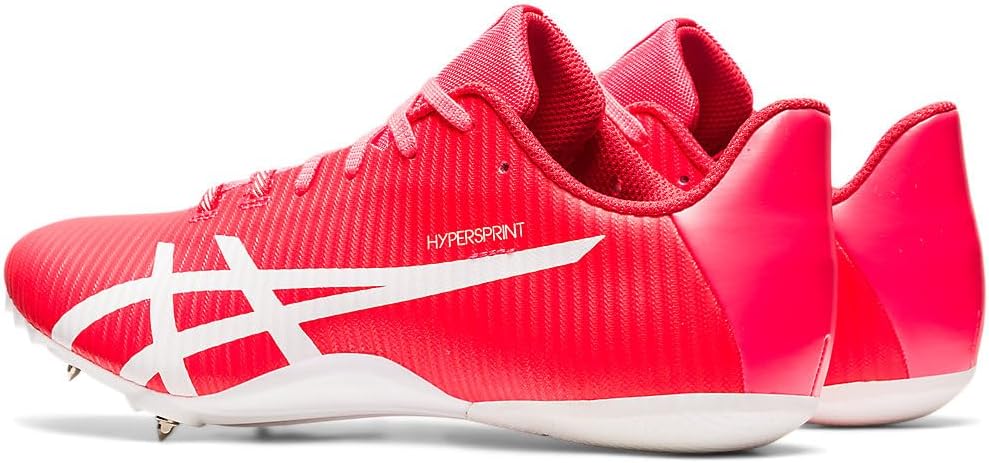 Кроссовки для легкоатлетического трека Asics Hypersprint 8 унисекс, белый/розовый — фото 3