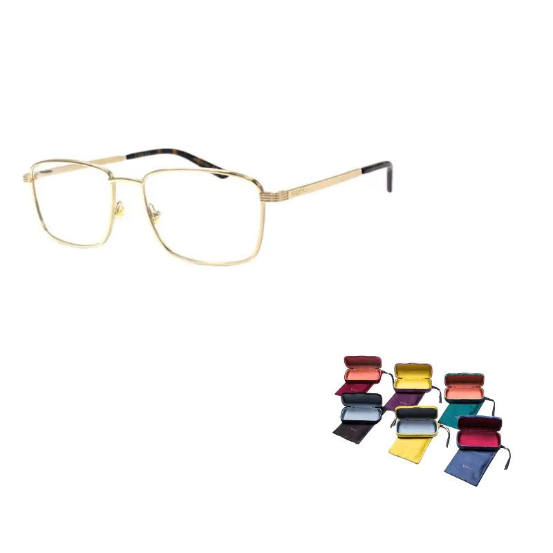 

Очки с прямоугольной оправой GUCCI, 002 (золотой frame with transparent lens)