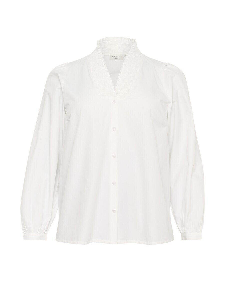

Рубашка KAFFE CURVE Blouse Mai, натуральный белый