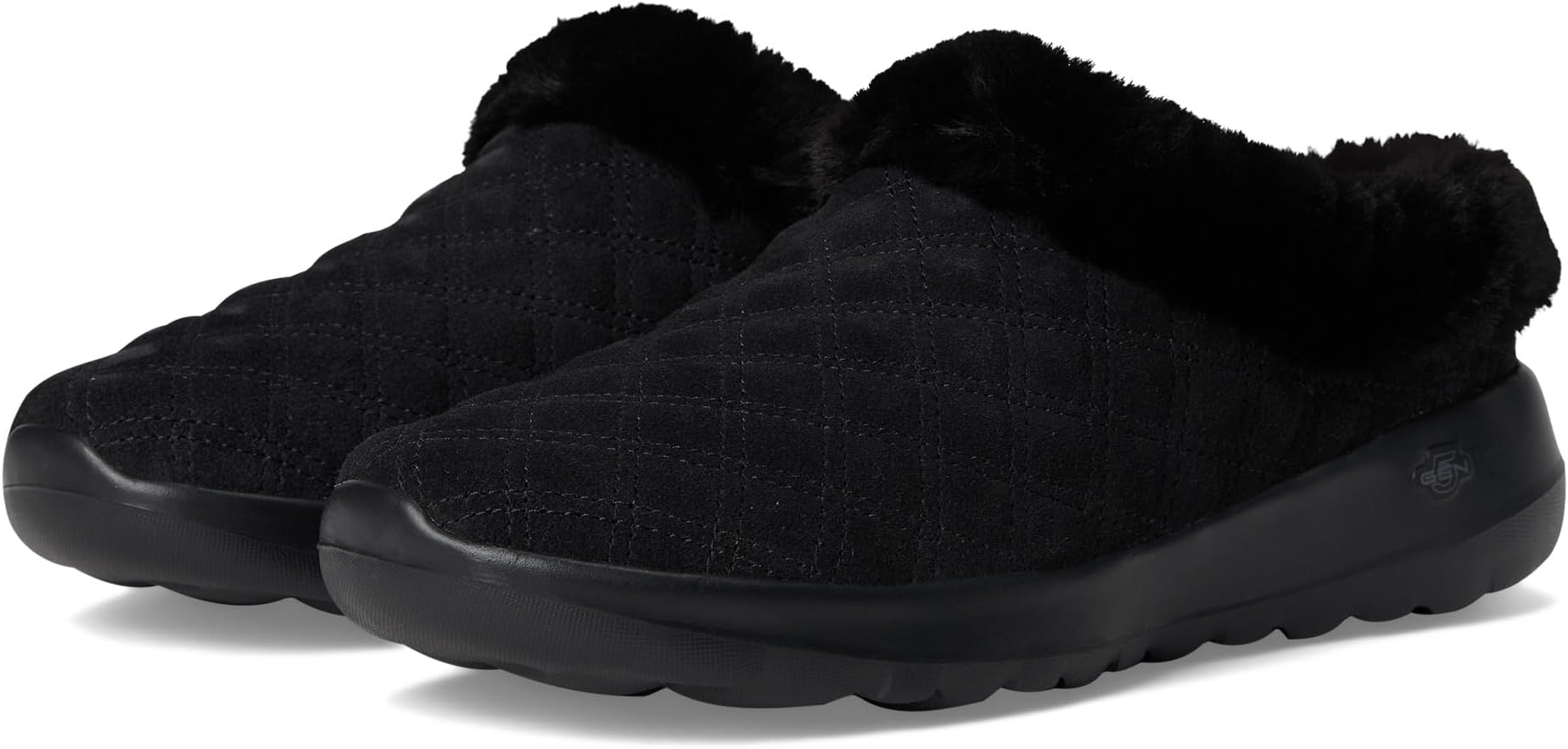 Тапочки SKECHERS Women's On-the-go Joy - Frosty Day, Black/Black