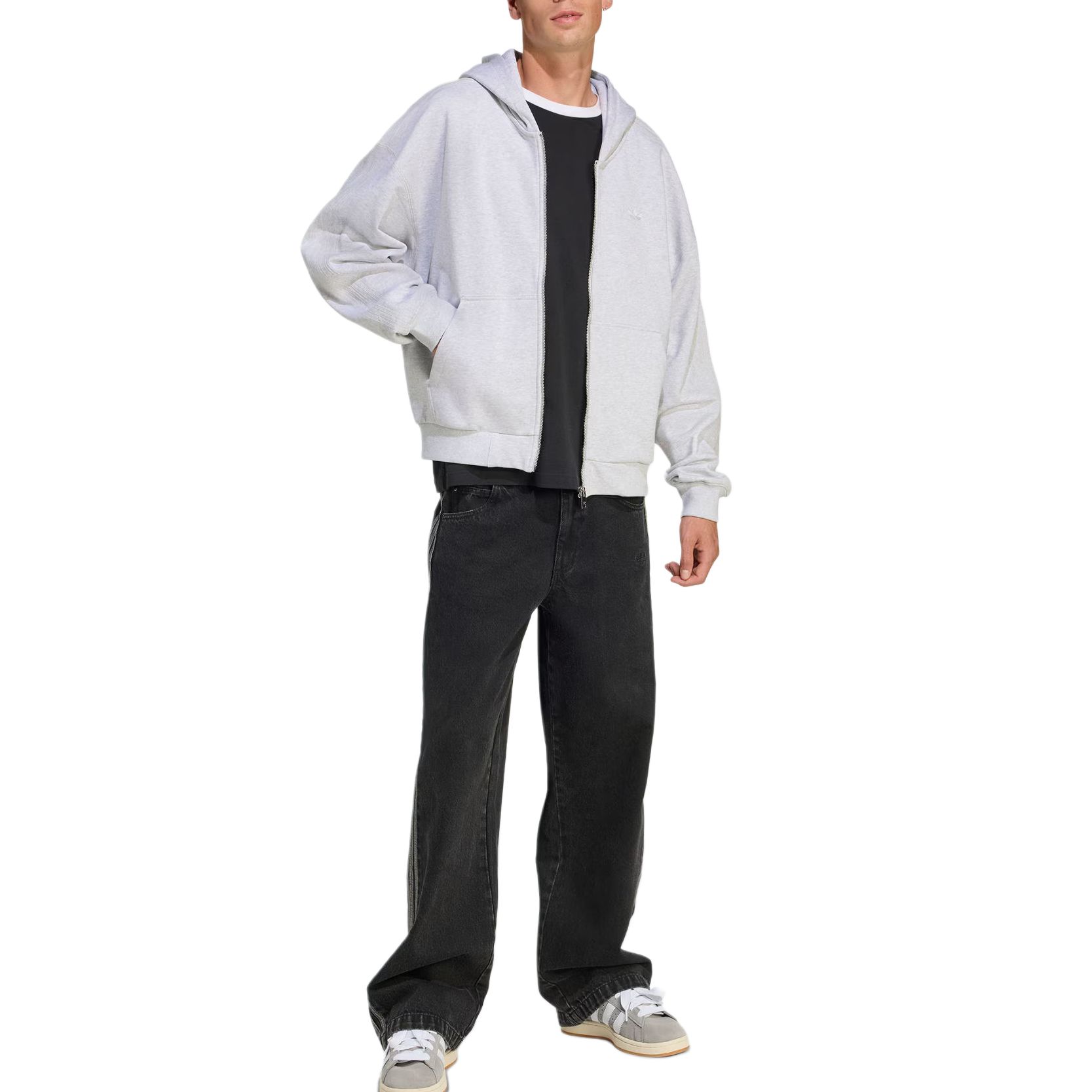 Adidas Originals Куртка мужская, Light Heather Gray — фото 3