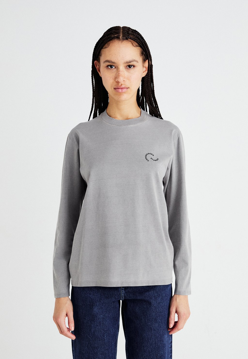 

Топ с длинными рукавами LONGSLEEVE Copenhagen, серый
