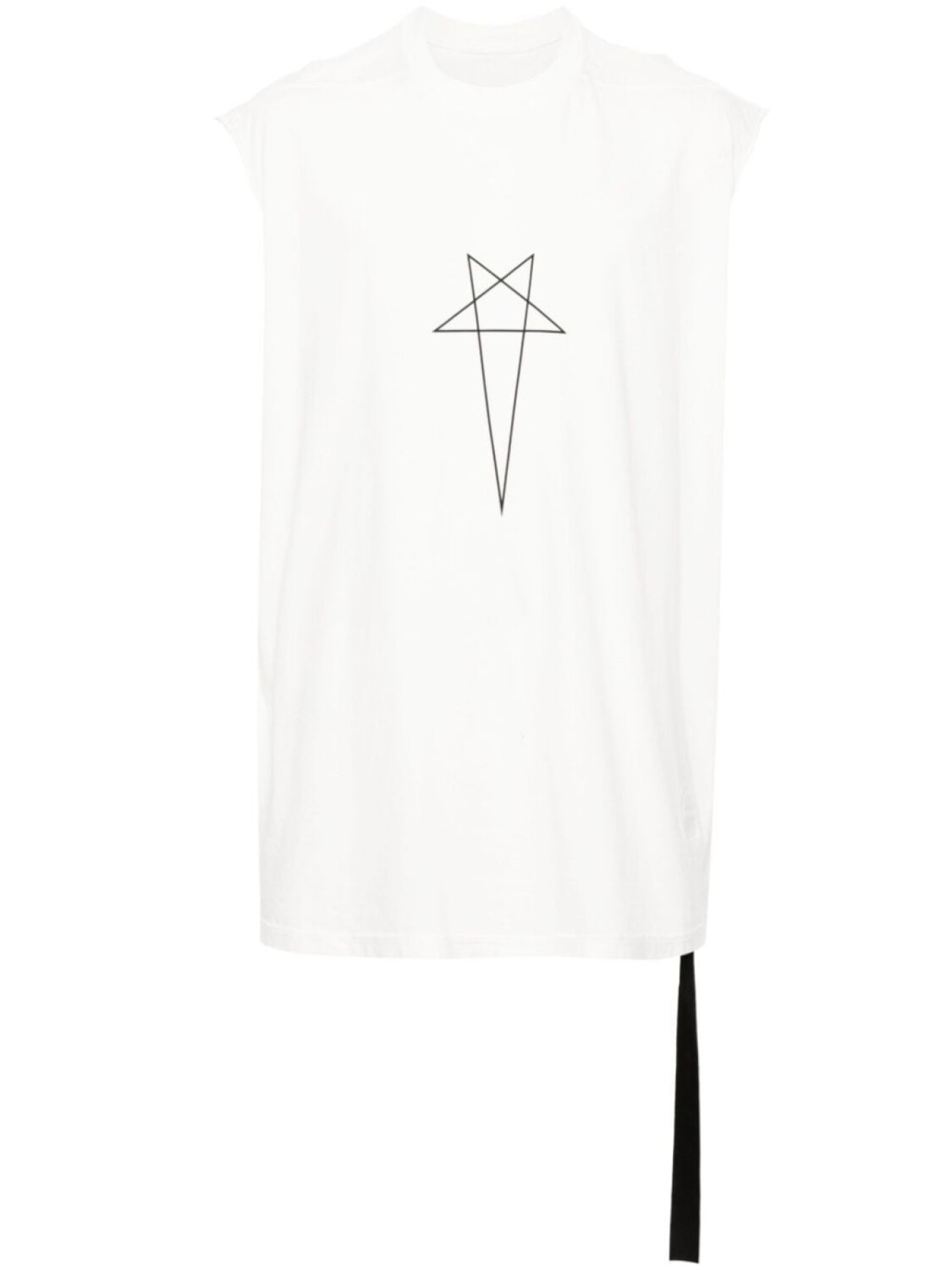 

Топ с принтом Rick Owens DRKSHDW, белый