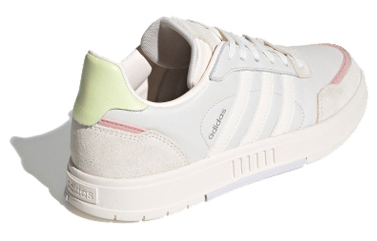 Кеды (WMNS) adidas neo Courtmaster White/Brown FV8110 — фото 3