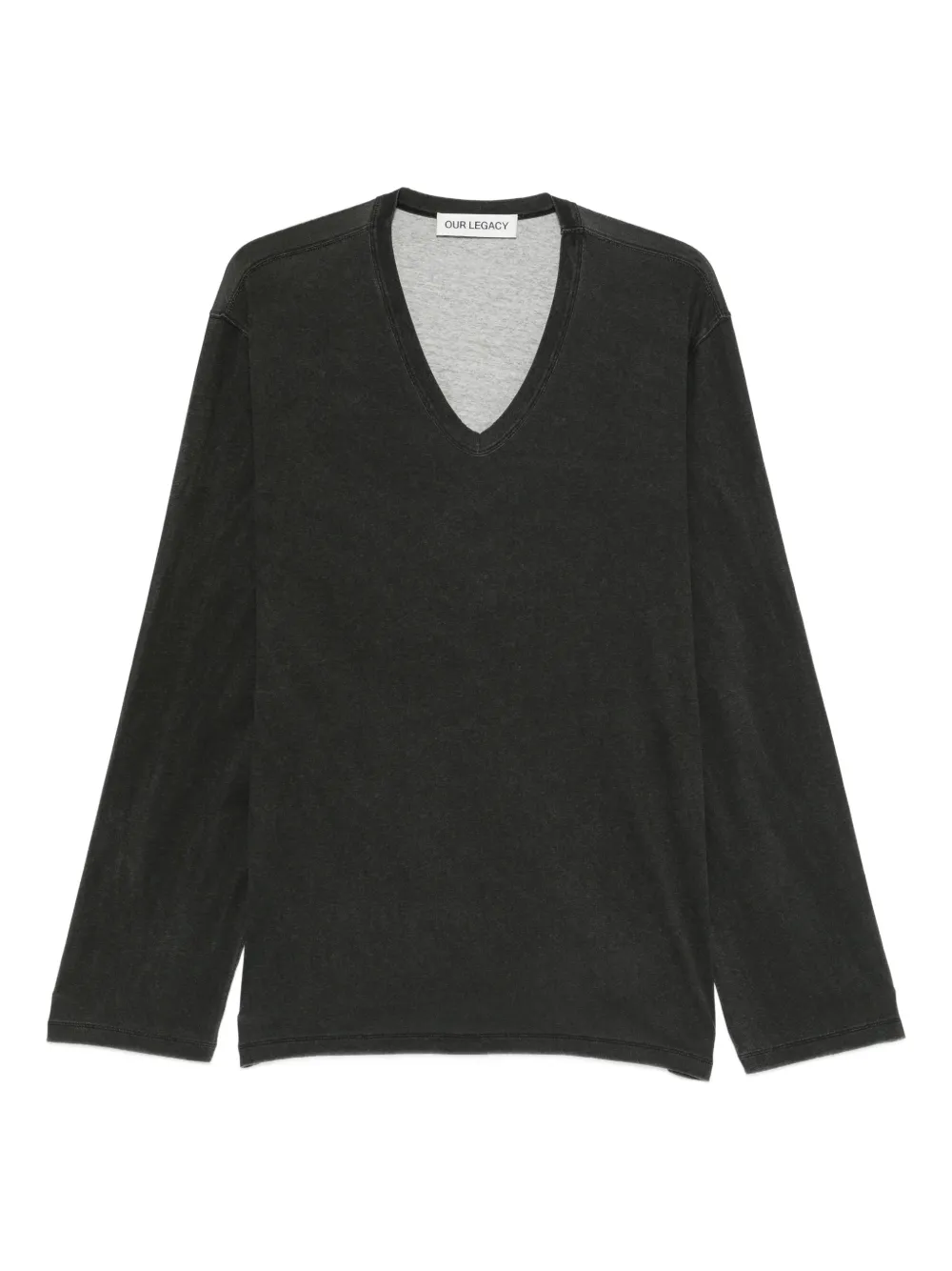 

Джемпер с V-образным вырезом и длинными рукавами Gorge Our Legacy, черный