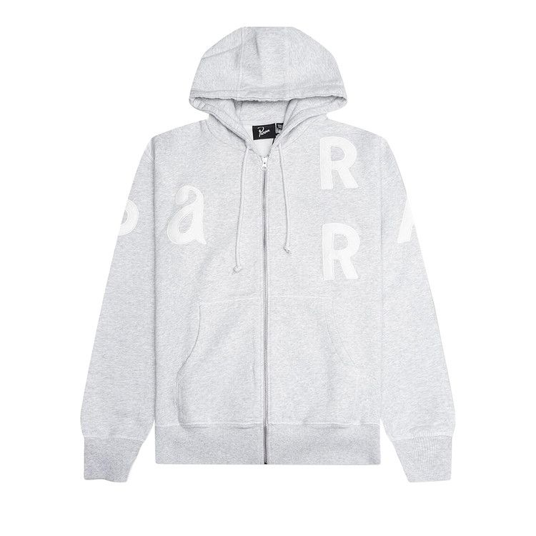 

Толстовка Parra Word Salad Zip Hooded Sweatshirt, Heather Grey