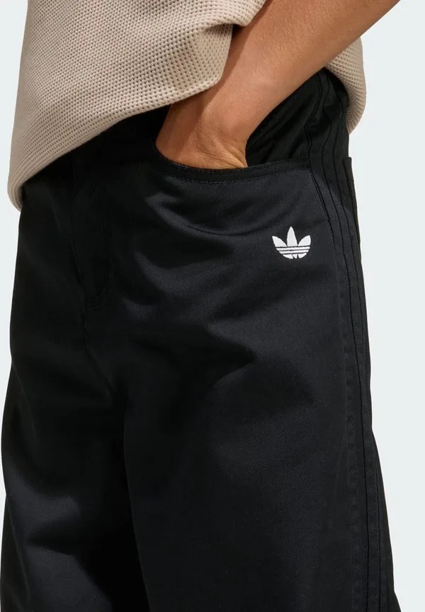 Детские брюки из саржи Adidas Originals, Black — фото 3